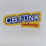 CB-FUNK VERBINDET Aufkleber, Sticker