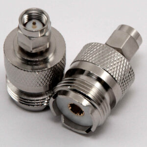 HF-Adapter, UHF-Buchse / SMA-Stecker