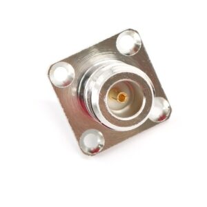 N-Einbaubuchse, Flanschmontage, 50 Ohm