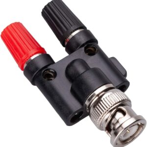Adapter BNC-Stecker auf 2 x Polklemme