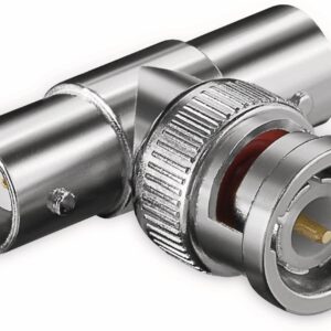 BNC-Adapter, BNC-Stecker auf 2x BNC-Buchsen / BNC-T-Stück