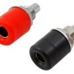 Telefonbuchsen paar 4 mm, rot, schwarz