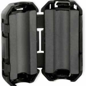 Klappferrit, Entstörfilter RF75 120 Ω für Kabeldurchmesser 5,0 mm max.