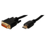 Adapterkabel, HDMI-Stecker auf DVI-D - Stecker, vergoldete Kontakte, 2 m