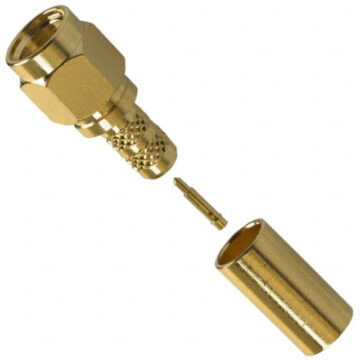 SMA 5 Crimp SMA-Stecker male Gold-Kontakt für H 2005, Aircell 5, Airborne 5 u.a.