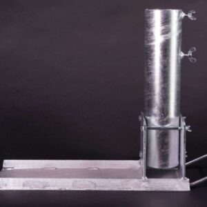 Mastfuß für PKW, schwere Ausführung, 75mm