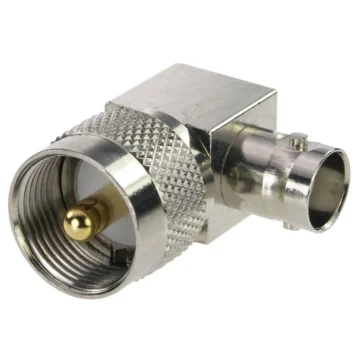 Winkeladapter PL-Stecker/BNC-Buchse