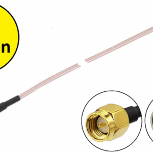 Koaxialkabel RG316-U mit 1 SMA- & 1 N-Stecker, 50 Ω - 60cm