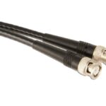 BNC-Kabel, 1m, 50Ω, RG58 Stecker/Stecker, schwarz