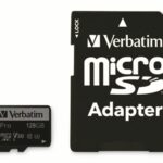 VERBATIM MicroSD-Card Pro, U3, 4K, 128 GB