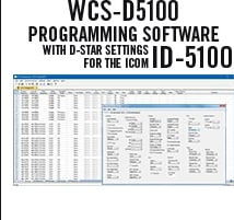 WCS-D5100 Data Programmiersoftware für Icom IC-5100