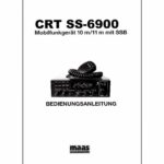 Bedienungsanleitung / Handbuch - CRT Superstar SS-6900 - deutsch