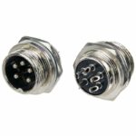 Mikrofon-Einbaubuchse 5-polig