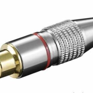 Cinch-Kupplung, löten, Kabelmontage