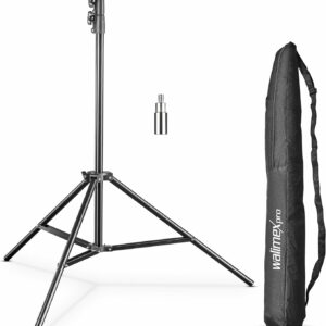 Walimex pro FT-8051 - Dreibein, Stativ mit Höhe max. 260 cm, 5 kg Traglast, Aluminium