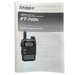 Handbuch Yaesu FT-70DE (Deutsch)