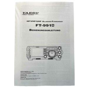 Handbuch Yaesu FT-991A (Deutsch)