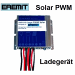 EREMIT 12/24V Solar Laderegler - wasserdicht