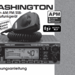 Bedienungsanleitung / Handbuch - President Washington - deutsch