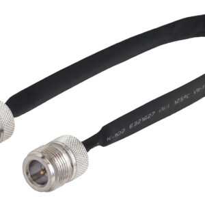 Fensterdurchführung 30cm, mit 2 N Buchsen